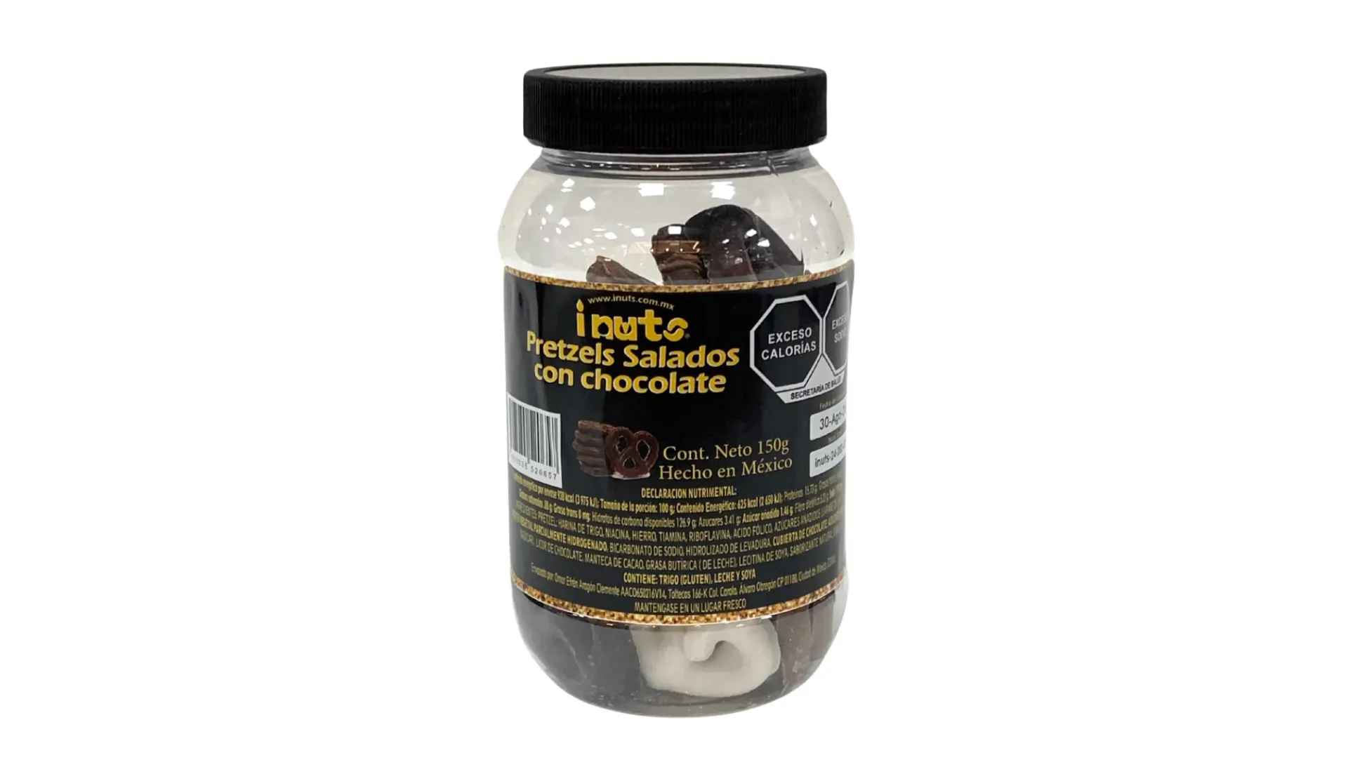 Pretzels con chocolate
