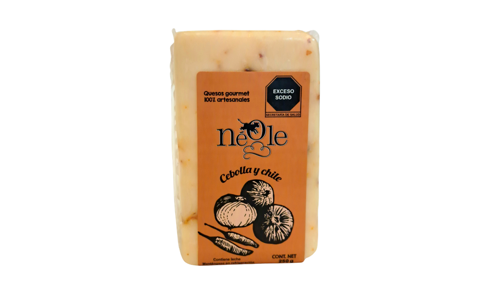 Queso Botanero con Cebolla y Chile