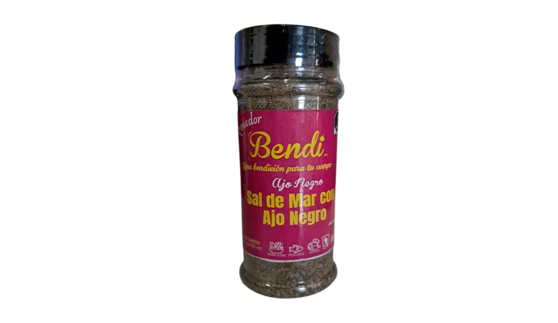 Sazonador sal de mar con ajo negro Bendi